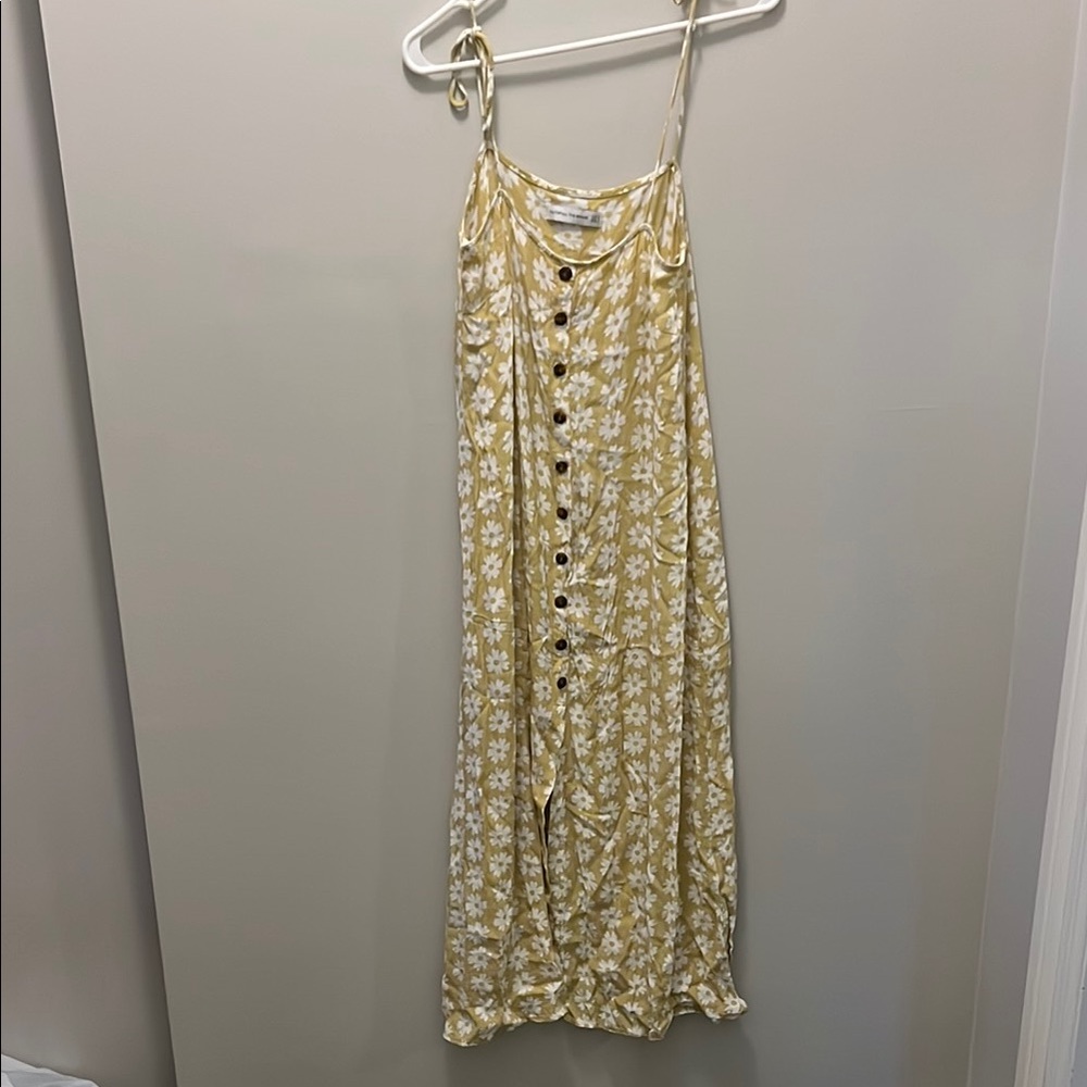 Floral Button-Down Maxi Dress